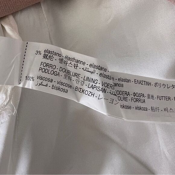 Zara Blush Pink Sleeveless Flared Elegant Dress Size M - Picture 7 of 7